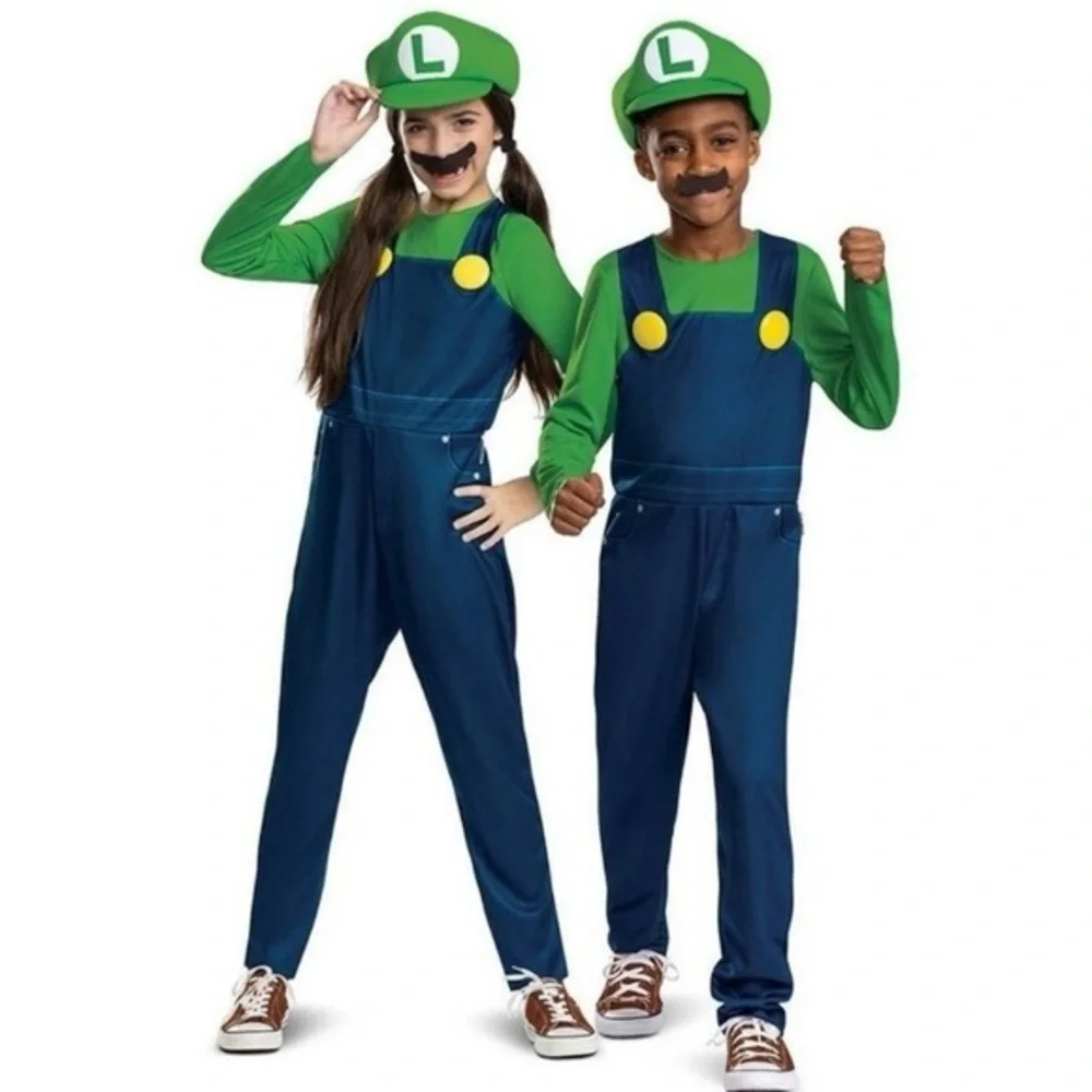 NWT. DISGUISE Super Mario Kids Luigi Costume